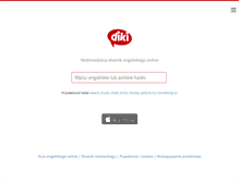 Tablet Screenshot of diki.pl